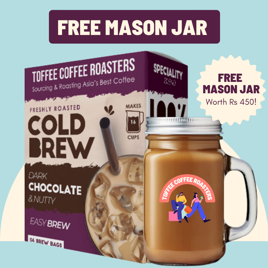 Shop Original Cold Brew Bags Free Mason Jar Toffee Coffee Roasters