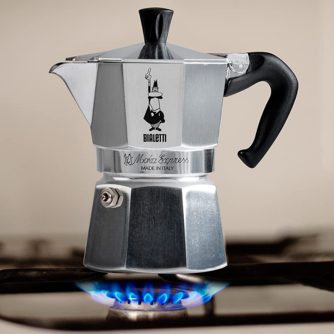 Buy Sipologie Ferro 3 Cup Moka Pot Espresso Maker, Silver Online