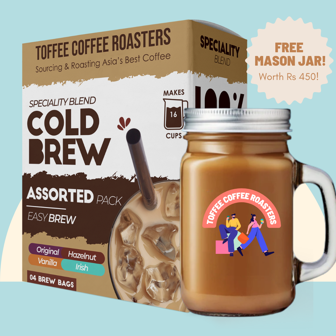 Shop Assorted Cold Brew Free Mason Jar Toffee Coffee Roasters