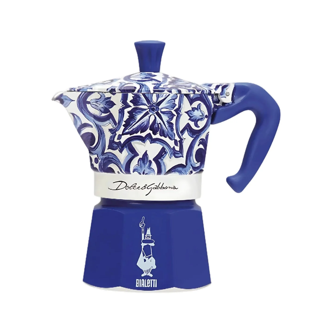 限定品 BIALETTI DOLCE&GABBANA ドルチェ&ガッバーナ　青 Buy Dolce & Gabbana Moka Pot Online | Toffee Coffee Roasters