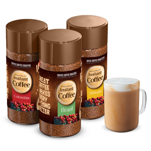 Assorted Speciality Instant Coffee (Columbia, Ethiopia and Brazil)