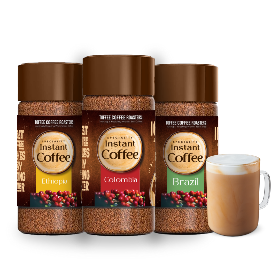 Assorted Speciality Instant Coffee (Columbia, Ethiopia and Brazil)
