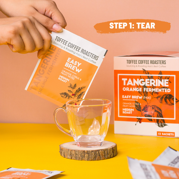Easy Brew (Hot Brew) - Tangerine: Orange Fermented Coffee