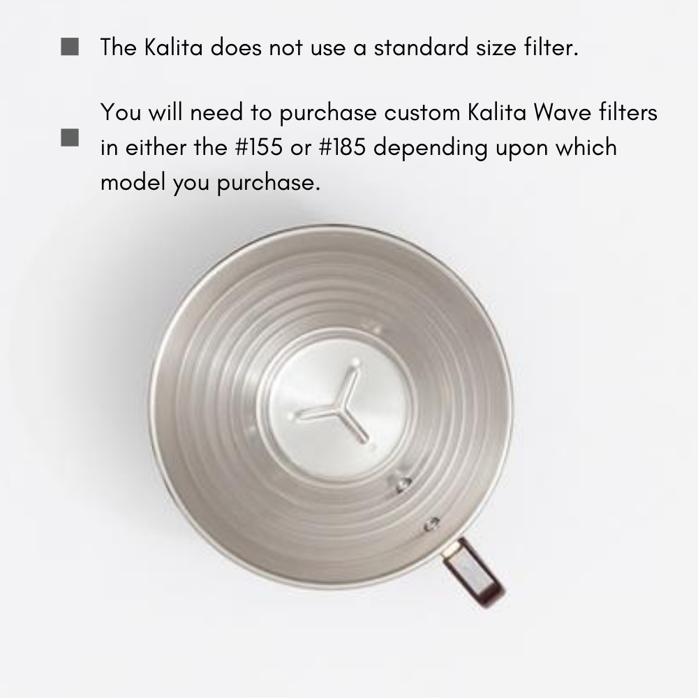 Kalita Wave Dripper Series (Stainless Steel or Glass) | Toffee Coffee ...